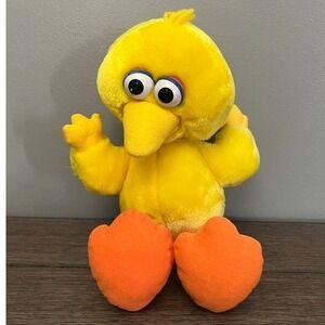 Vintage 1996 Tyco Sesame Street Big Bird Plush Stuffed Animal Jim Henson Toy
